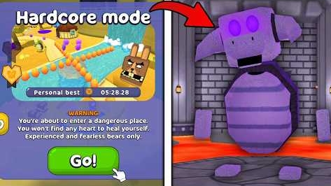 Режим «Хардкор» в Turtle Town 😱 Обновление 13.0 /Прохождение игры Super Bear Adventure смотреть онлайн