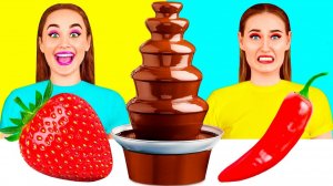 Шоколадное фондю Челлендж # Шоколадный Фонтан от KaZaZa Challenge