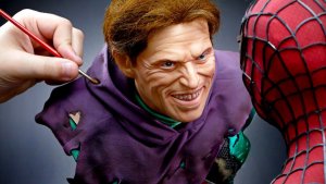 ЧЕЛОВЕК ПАУК - ПЕРСОНАЖ ЗЕЛЁНЫЙ ГОБЛИН СКУЛЬПТУРА | SPIDER MAN MARVEL