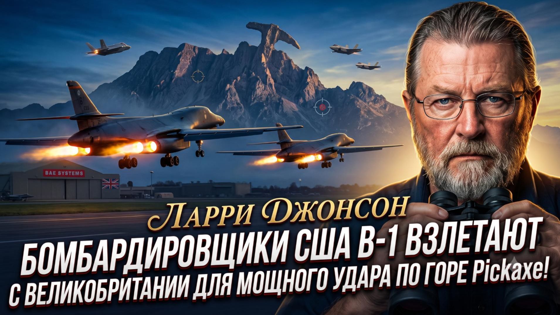 ✈️Ларри Джонсон | СРОЧНО: B-1 вылетели с базы в Британии! Массированный удар по горе Pickaxe смотреть онлайн