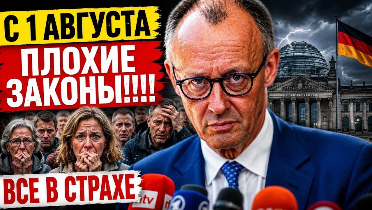Срочно с 1 августа!! Плохие законы в Германии!! ВСЕ НЕМЦЫ В СТРАХЕ смотреть онлайн