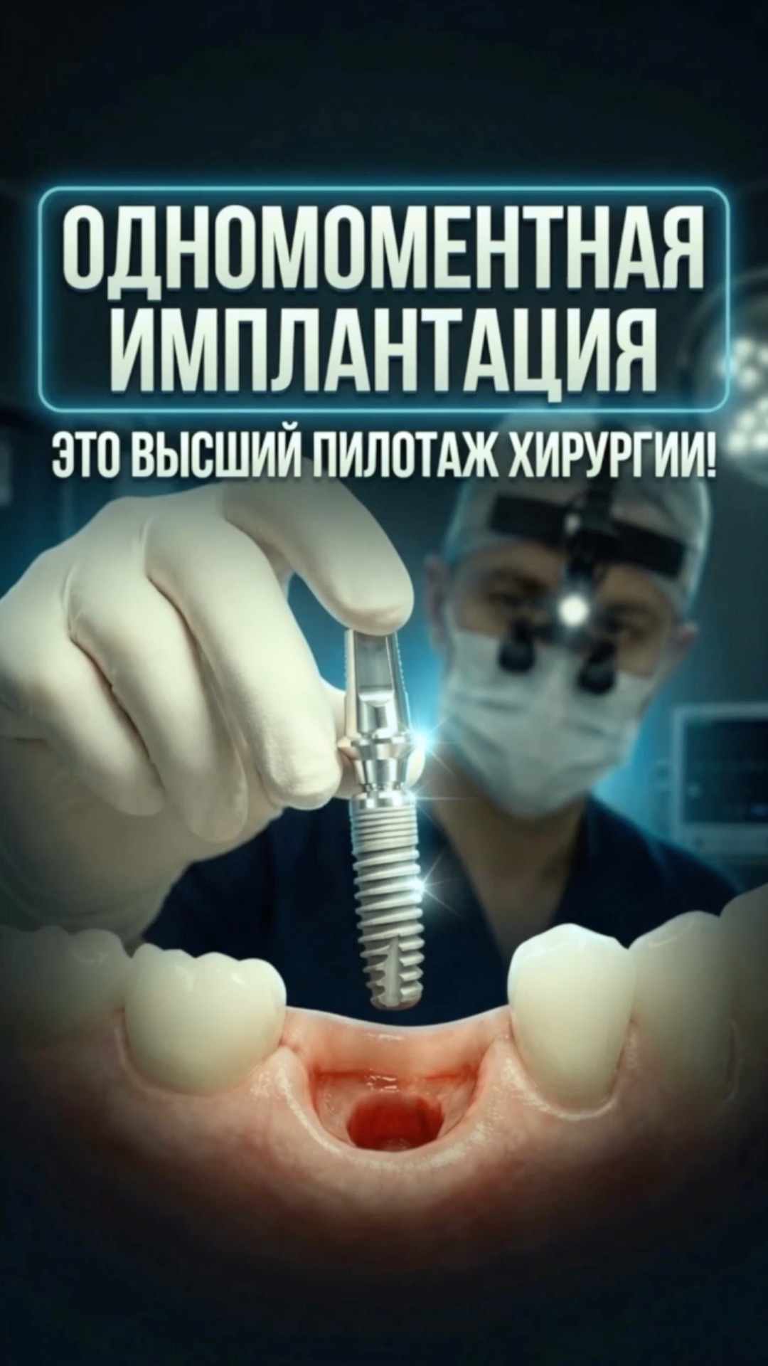 Одномоментная имплантация: почему она сложнее классической имплантации