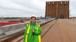 Строительство Большого Смоленского моста идет полным ходом в Санкт-Петербурге