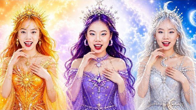 Девочка-солнце, Девочка-луна И Девочка-звезда! Кто Победит В Конкурсе Нарядов? смотреть онлайн
