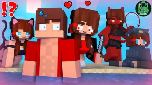 Сестринская ЛЮБОВЬ Джей Джей - Анимация для #Майнкрафта #Minecraft