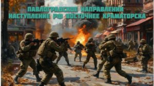 Новости СВО Сегодня-Павлоградское направлении  Наступление РФ восточнее Краматорска