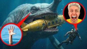 НА НАС НАПАЛ HAND SEA MONSTER в Реальной Жизни!!! СТРАШИЛКи МОМО
