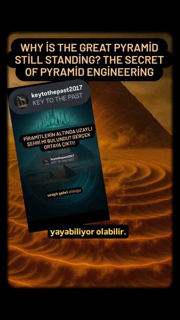 Piramitler aslında birer deprem savar mı? Were the pyramids actually earthquakeproof?