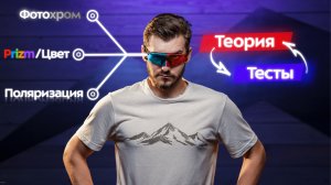 Фотохром, Prizm, Поляризация, Цвета линз: наглядные тесты и сравнения очков. Объясняем технологии!
