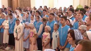 Божественная литургия в Казанском Богородицком монастыре