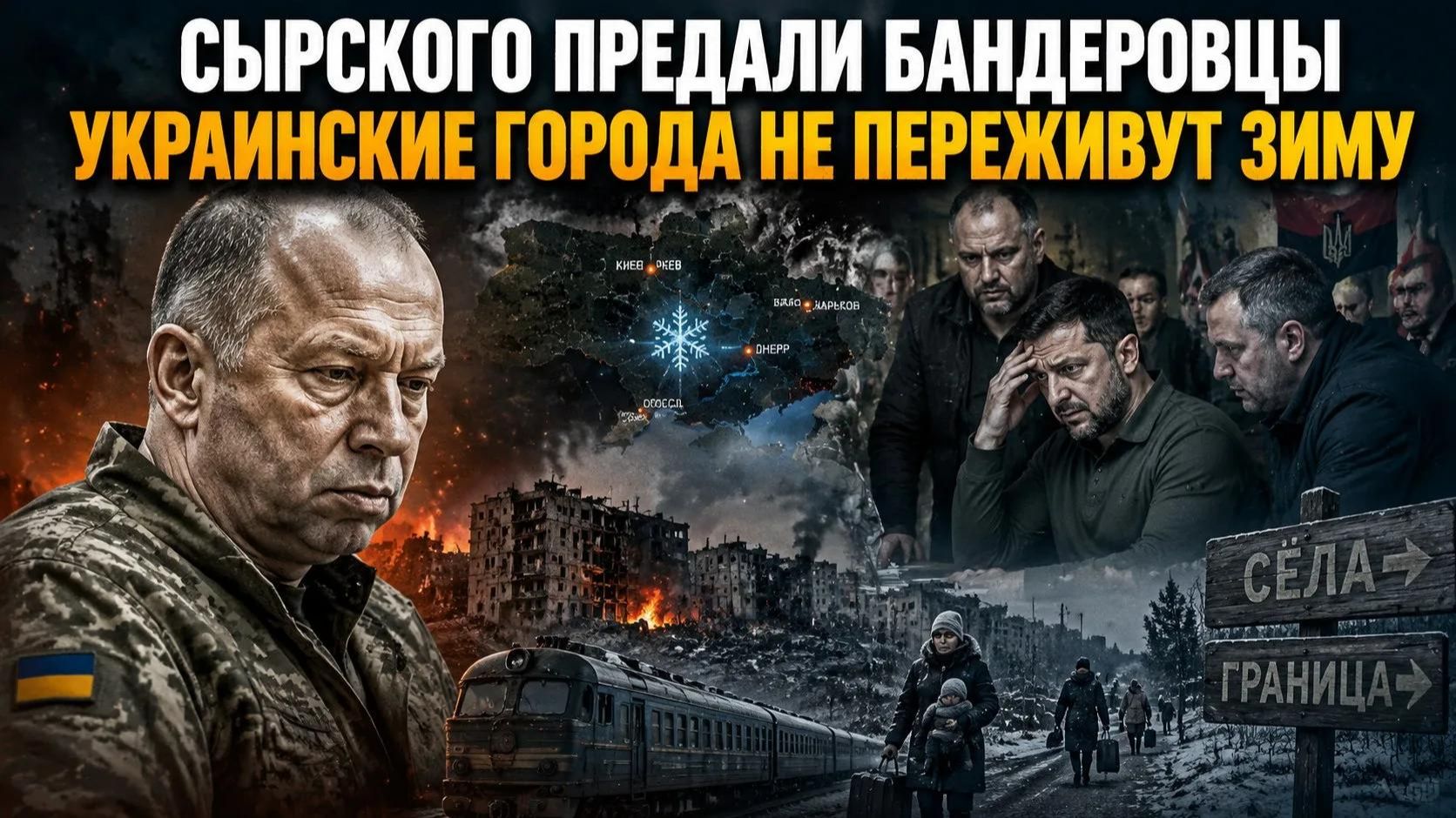 Зеленский «слил» своего главного мясника! Зимой наступит крах мегаполисов Украины! смотреть онлайн