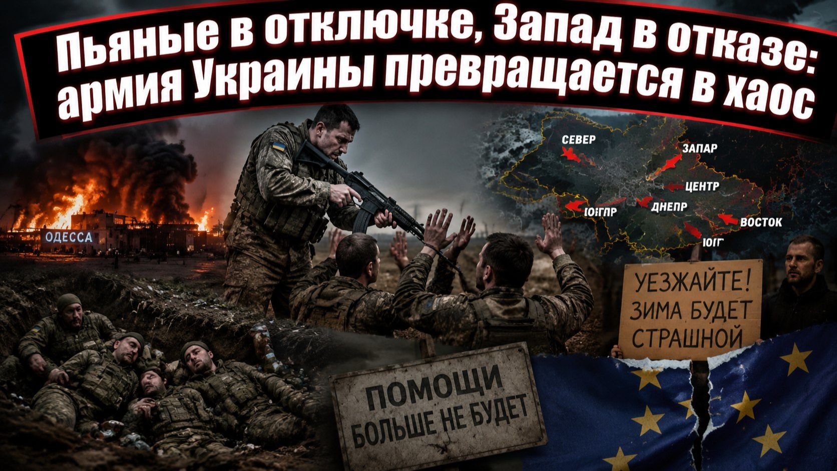 Фронт сыплется, тыл в панике: своих валят за обман, заградотряды не пускают, Европа закрыла кошелёк смотреть онлайн
