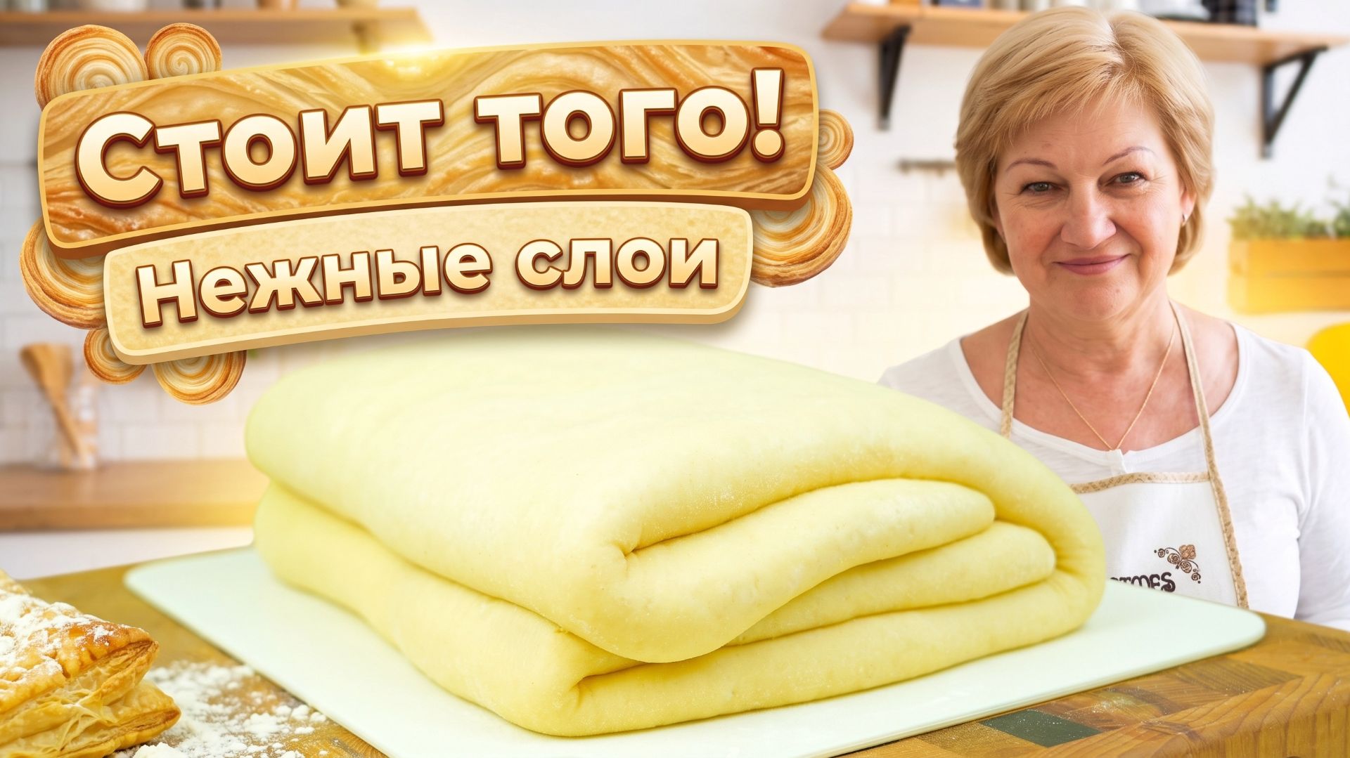 Лучшее домашнее слоёное дрожжевое тесто — результат стоит каждого часа!