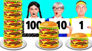 100 Слоев Еды Челлендж # Удивительные Кухонные Рецепты от BaRaDa Challenge
