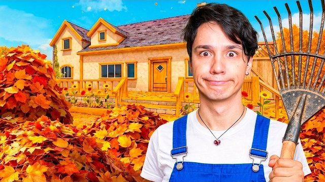 ИГРА ПРО УБОРКУ ЛИСТЬЕВ смотреть онлайн