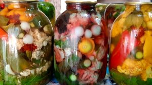 ОВОЩНОЕ АССОРТИ!! Маринад выпивается до последней капли!!