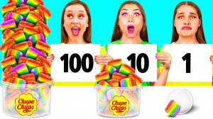 100 Слоев Еды Челлендж # Вкусные Кухонные Лайфхаки
