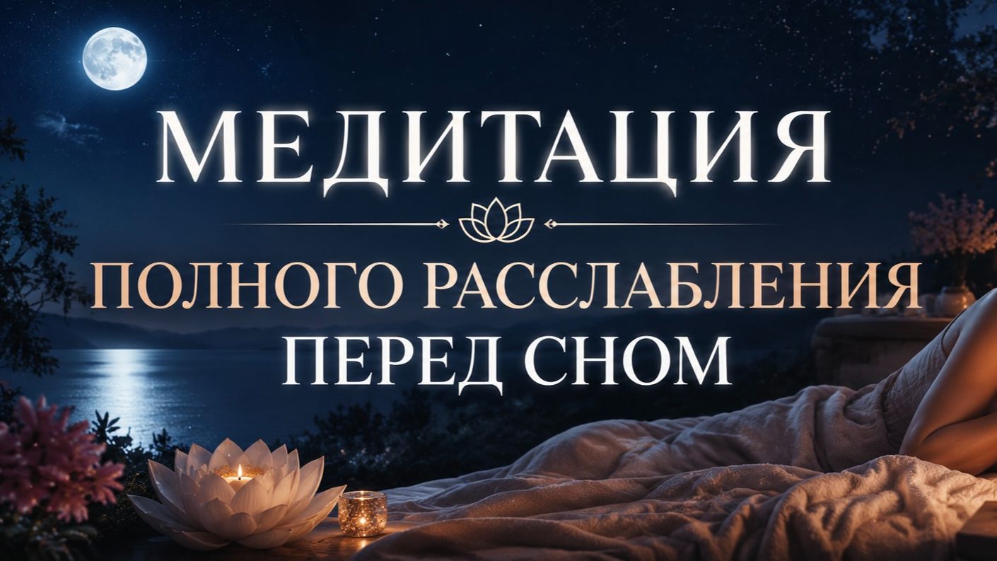 Медитация полного расслабления перед сном  Фомичева Лилия
