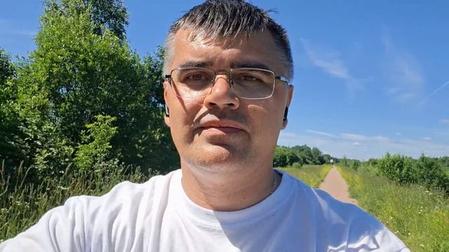Вело прогулка за городом Дубна.