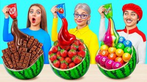 Кулинарный Челлендж_ Я против Бабушки _ Кухонные Лайфхаки и Хитрости