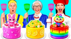 Кулинарный Челлендж# Я против Бабушки # Забавная Кулинарная Битва от Fun Teen