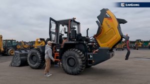 Фронтальный погрузчик LiuGong CLG 848T. Обзор