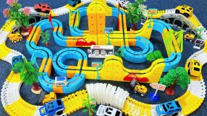 Играем в Магнитную дорогу с машинками! Распаковка и Обзор ярких игрушек! Мультики для детей смотреть