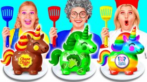 Кулинарный Челлендж# Я против Бабушки # Укрась Торт Челлендж