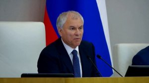 «За страну надо бороться»: Вячеслав Володин призвал к консолидации перед лицом внешних угроз