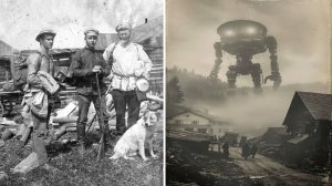 Геологи в 1888 году набрели в тайге на поселение в котором находился огромный металлический исполин
