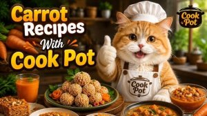 🥕 Шеф -повар Cute Cat готовит блюда из моркови | Морковные рецепты в мультиварке 🐱