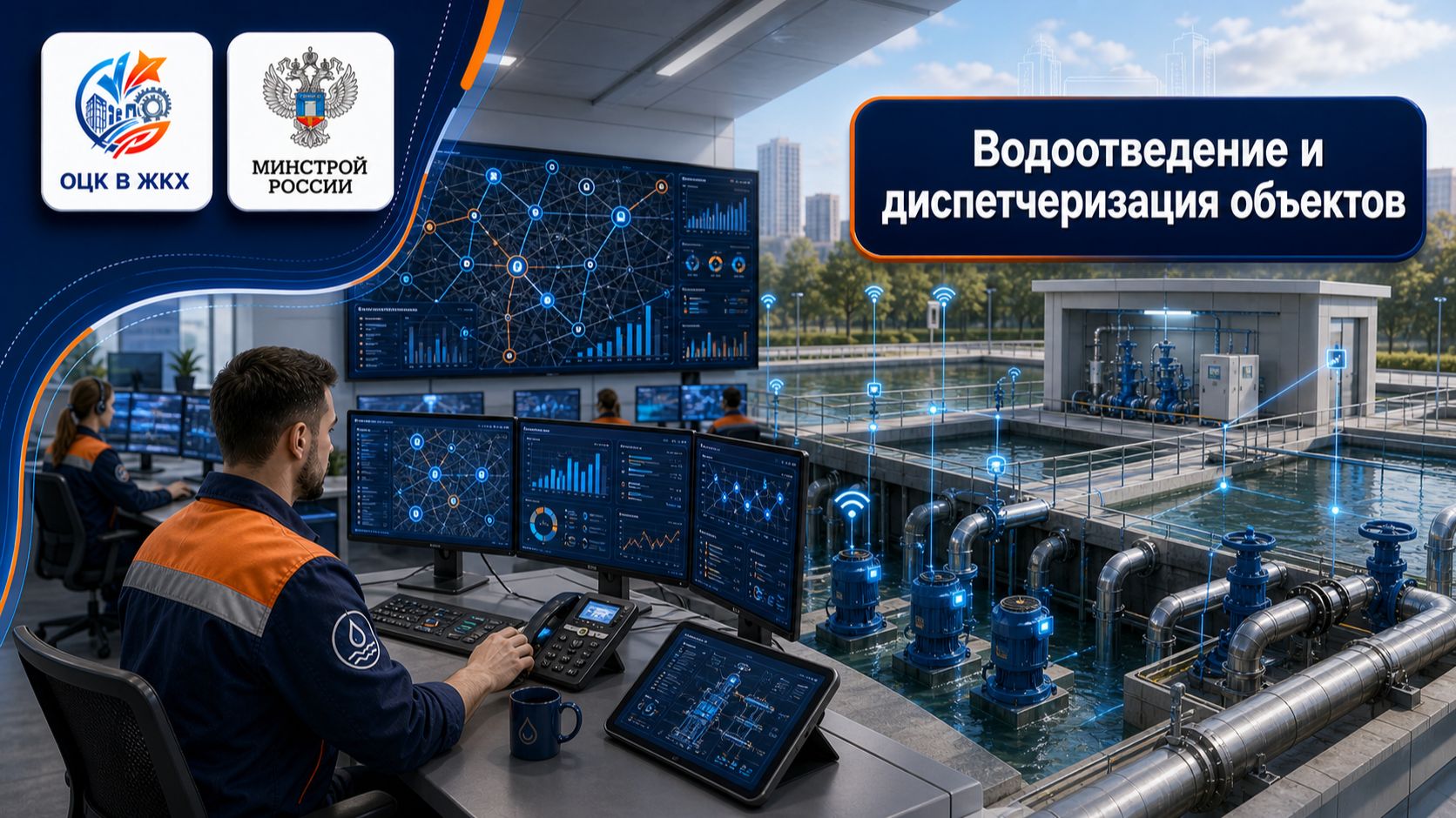 Автоматизация диспетчеризации объектов водоотведения. Лучшая практика ОЦК в ЖКХ
