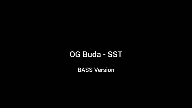 OG Buda - SST (BASS Version) смотреть онлайн