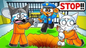 Мы Должны КОПАТЬ, ЧТОБЫ СБЕЖАТЬ ИЗ Этой ТЮРЬМЫ В Роблоксе!