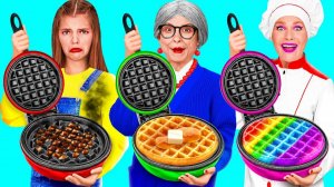 Кулинарный Челлендж# Я против Бабушки # Умные Гаджеты или Лайфхаки от DaZaZa Challenge