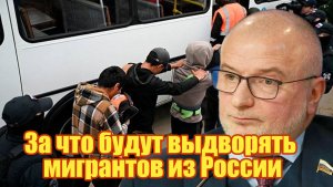 За что будут выдворять мигрантов из России