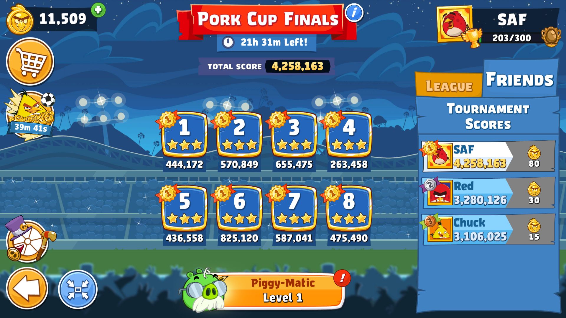 Angry Birds Friends. Pork Cup Finals (22.07.2026). Все уровни 3 звезды. Прохождение от SAFa.