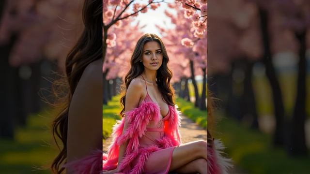 Nava in Bloom_ A Dreamy Cherry Blossom Fantasy 🌸 смотреть онлайн