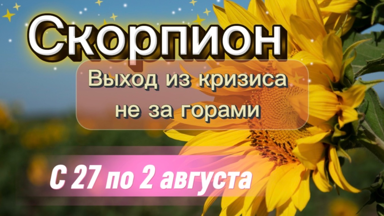 СКОРПИОН _ недельный ГОРОСКОП 🚩 с 27 по 2 августа ‼️ #гадание #таро #раскладтаро смотреть онлайн