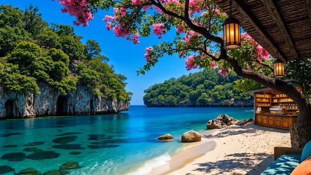 УЮТНОЕ МЕСТЕЧКО НА БАЛИ И ЛЁГКИЙ ДЖАЗ 🌴🎷 ТРОПИЧЕСКИЙ РЕЛАКС У МОРЯ