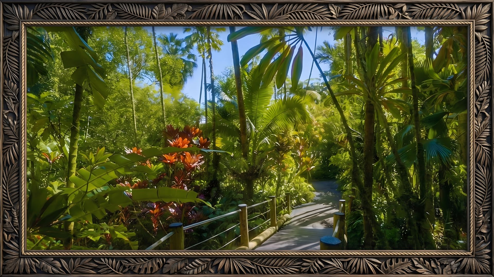 ☀️🌴 Виртуальная прогулка по тропическим джунглям 🌿🦜 смотреть онлайн