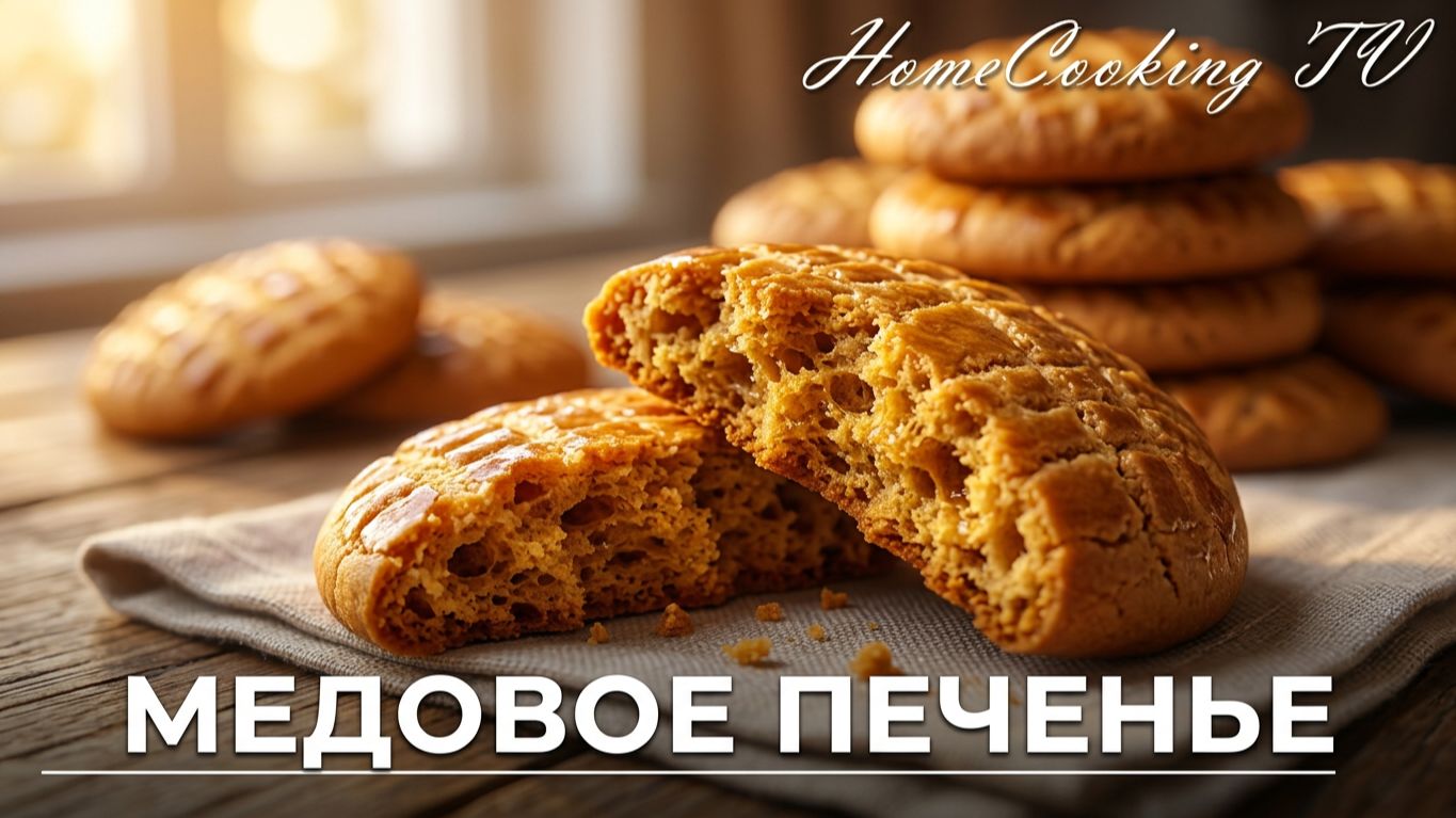 🍪Домашнее медовое печенье Самое вкусное и самое быстрое печенье Рецепты печенья Выпечка к чаю