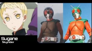 Gatchaman Crowds crossover Kamen Rider Skyrider