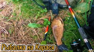 РЫБАЛКА НА КАРАСЯ ВЫЕХАЛ ГДЕ Я БЫВАЛ ВСЕ ГОДЫ ЛЕТОМ  НА ЛЕСНОЙ КАРЬЕР В ЭТОМ ВОДОЁМЕ ЖИВУТ И ПЕСКАРИ