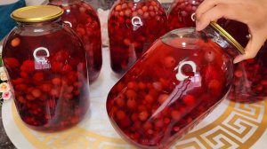 Почему я раньше не знала об этом? Гениально и просто! Компот на зиму из вишни!