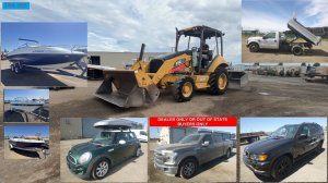 Покупки с аукциона. Погрузчики, лифт, лодки, автомобили.