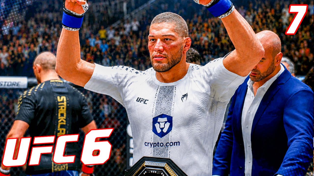 UFC 6 ИСТОРИЯ КАРТЕРА ПРОХОЖДЕНИЕ #7 - БОЙ КАРТЕРА ЗА ЧЕМПИОНСКИЙ ПОЯС В UFC! смотреть онлайн
