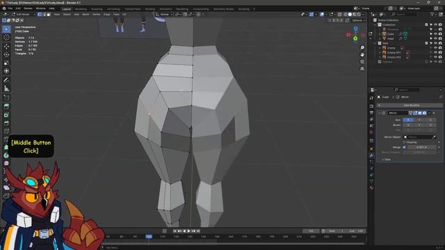 2025 Lowpoly Tutorial pt. 1_ Female Body_HQ смотреть онлайн