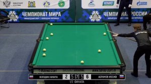 Фрагмент игры.. Бильярд. Володин Н. - Абрамов И.