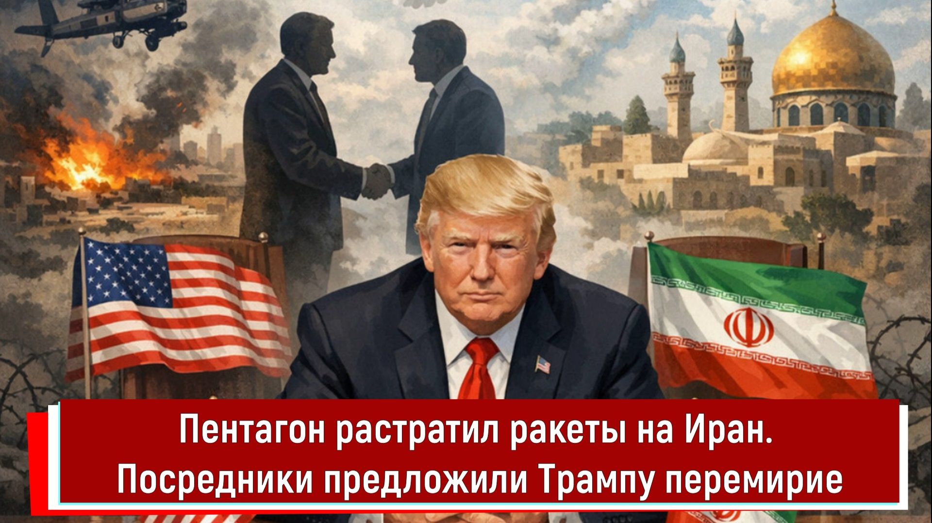 Пентагон растратил ракеты на Иран. Посредники предложили Трампу перемирие смотреть онлайн